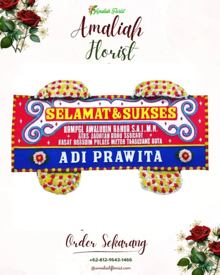 Papan Bunga Ucapan Selamat Pringsurat